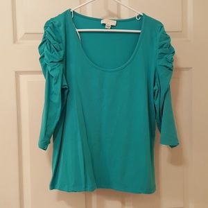 Turquoise blouse